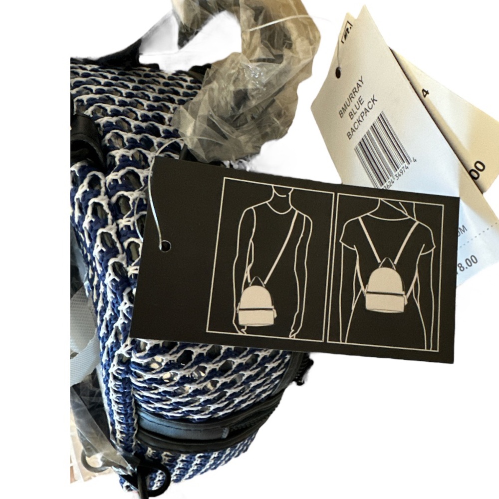 Steve Madden "The Murray Backpack," Converts to Crossbody, Mesh Construction - Picture 7 of 8